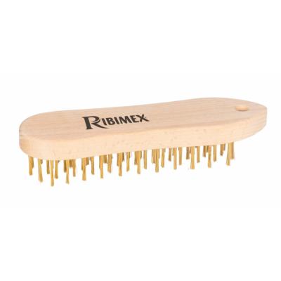 Brosse métallique manuelle manche bois