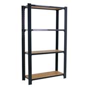 Étagère en métal anthracite osb 4 étagères 200 kgs dim.1500x800x300mm sans vis
