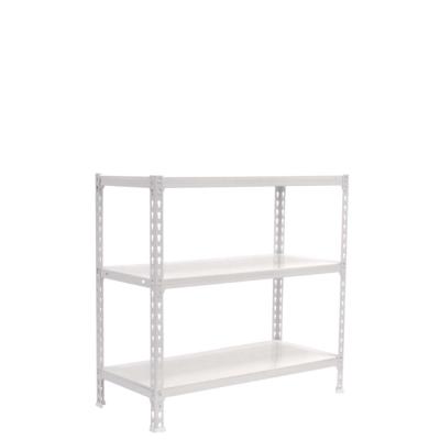 Étagère en métal blanc 3 étagères charge 180 kgs dim.900x800x500mm sans vis