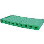 Coussin agenouilloir jardinier 41x20x4.5cm vert