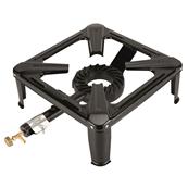 Réchauds gaz 4 pieds en acier 1 bruleur en fonte 7000 w