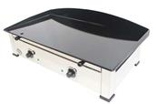Plancha éléctrique avec plaque de cuisson en acier décapé 6kw