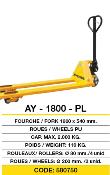 Transpalette 2000 Kg AY-1800-PL