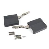 Compas Agile Smart porte relevable 1600 - 3600 plastique Anthracite Acier plastique