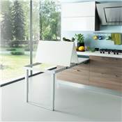 Coulisses table rallonge Party alu. Inox anodisé