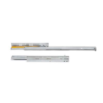 Jeu coulisses invisibles Silver Coulisse sortie totale fermeture amortie prof.400mm Acier Zingué