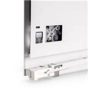 Tiroir ext. Vertex Push Synchro réglages 3D haut. 178mm 40kg prof. 450mm Acier blanc