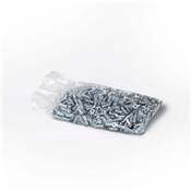 Lot 500 vis tête plate Pozidrive diam. 6.2mm 13mm Euro acier zingué