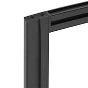 Kit cadre modulaire Zero matériel fixation murale alu. Zamak noir texturé