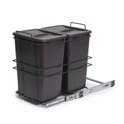 Poubelle recyclage montage inf. extraction manuelle cuisine Recycle 2x35L Anthracite