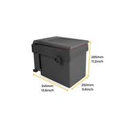 Bac tri sélectif montage sur porte meuble Recycle 1 bac extractible 15 L Anthracite