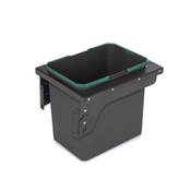 bac tri sélectif fixation latérale sur meuble cuisine Recycle 1x35L Acier plastique Anthracite