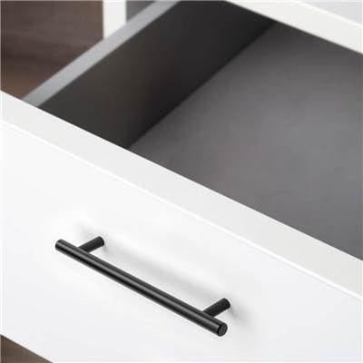 Lot 10 poignées meubles Orlando L210mm entraxe 160mm Acier noir