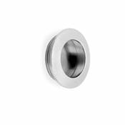 Lot 10 boutons meubles Benetusser diam. 41mm Zamak Nickel satiné