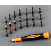 Coffret tournevis de précision, 21 embouts vissage