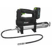 Pompe à graisse électrique sur batterie R-bat20, avec batterie 20 volt 2amp et chargeur