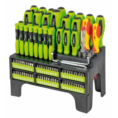 Lot de tournevis et embouts 101 pièces avec support de rangement