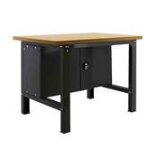 Établi métal anthracite mdf capacité charge 600 kgs dim.865x1200x750mm à visser