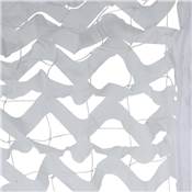 Toile d'ombrage ajourée rectangulaire blanc 120g/m2 dim.4x5m