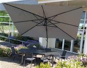Parasol coloris Taupe 300 x 400 x 280 cm