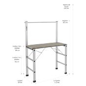 Échafaudage aluminium 3.1 m STRATUS 90