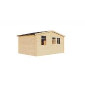 Abri de jardin bois amely 10 m²