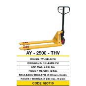 Transpalette 2500 Kg AY-2500-THV
