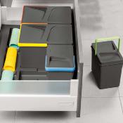 Poubelle de tri sélectif cuisine Recycle avec base