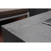 Table Cheminé, Brasero Hampton puissance max 13.2Kw béton ciré et allumage électronique