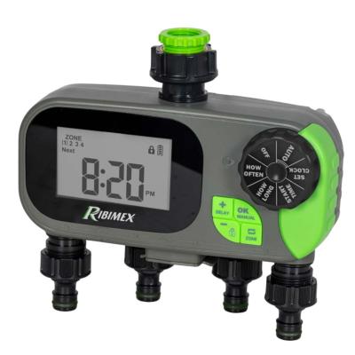 Programmateur d'arrosage digital 4 voies 4 programmations