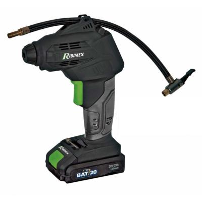 Compresseur r-bat20 batterie 20 Volts 2amp avec embouts
