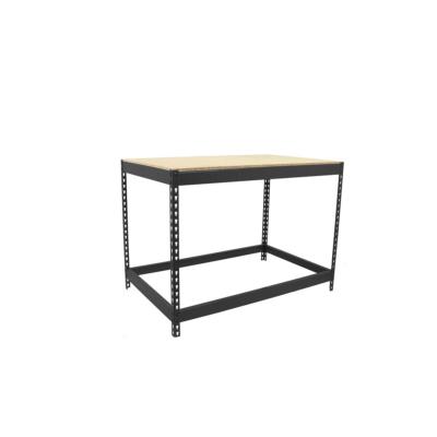 Table de travail en métal anthracite bois 400 kgs dim.900x1200x450mm sans vis
