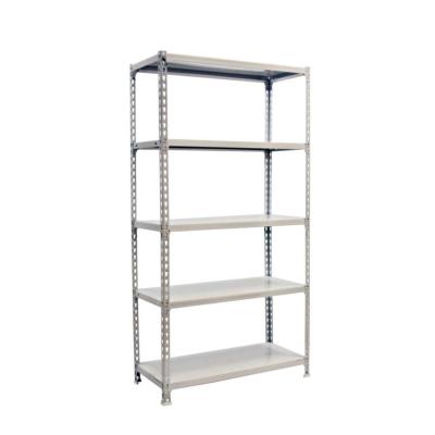 Étagère en métal blanc 5 étagères charge 180 kgs dim.1800x900x500mm sans vis