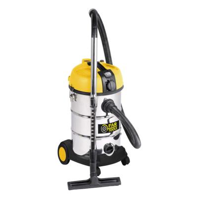 Aspirateur chantier eau et poussières NETUP 30PB 1200w, cuve 30l inox