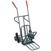 Diable 6 roues pour escaliers 250/100 Kg bavette rabattable